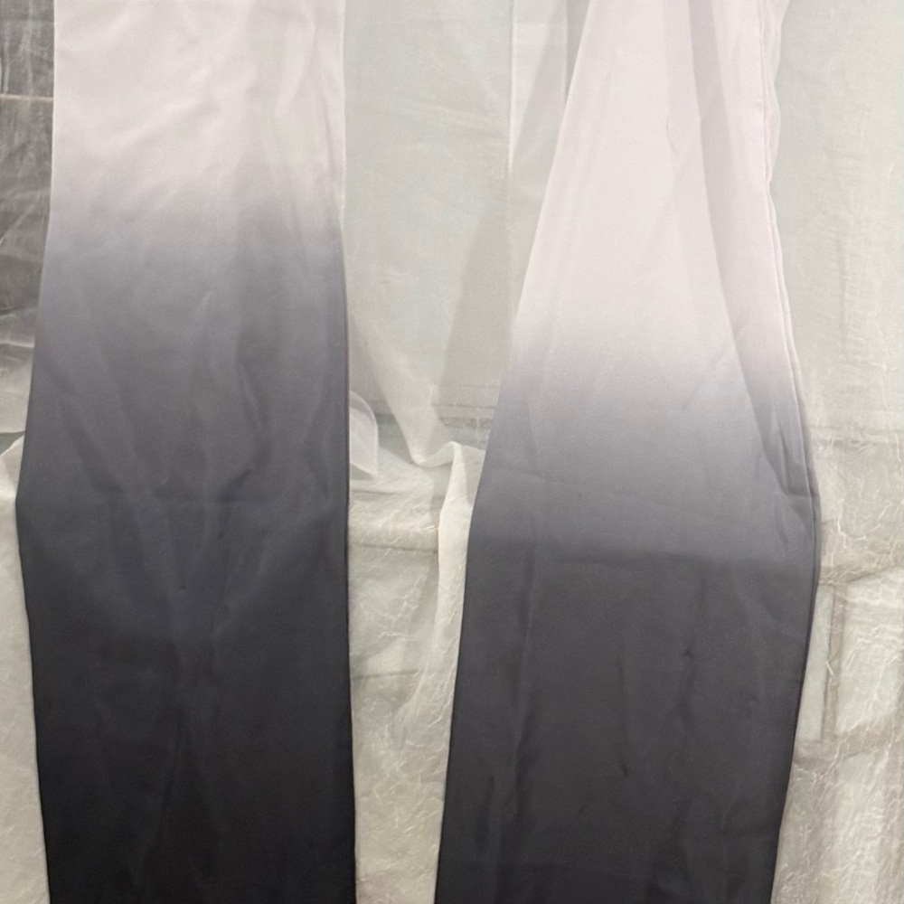 Hanfu water sleeves Gradient Black and White